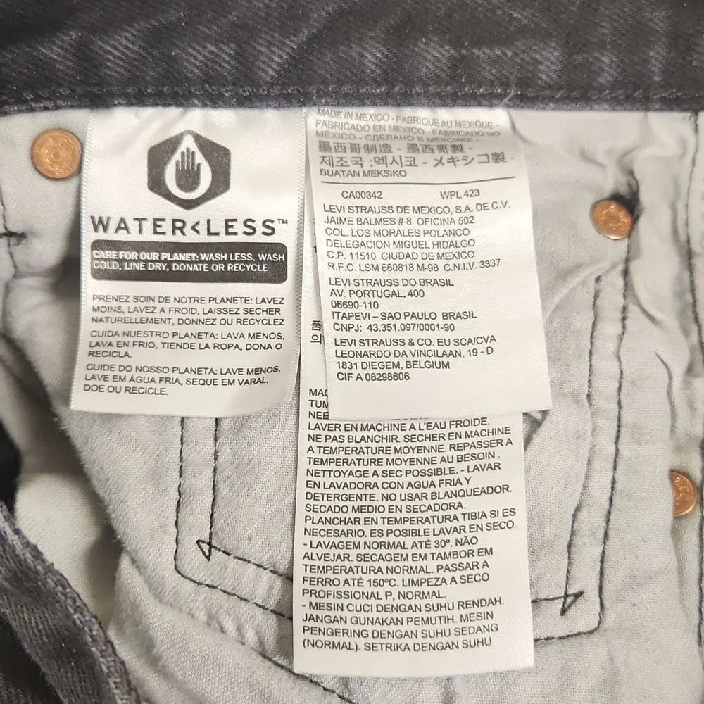 Levis 501 Button Up 2018 Denim Jeans 31 x 30
